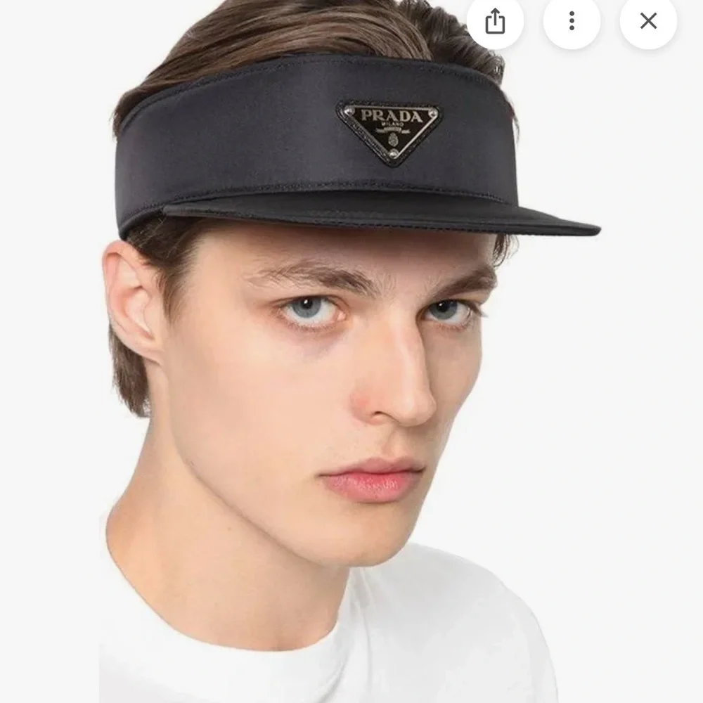 Visor/hat unisex nylon logo size Medium - Picture 5 of 6